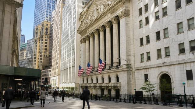 AI-illustratie van de New York Stock Exchange